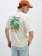 Crew Neck Short Sleeve Printed Combed Cotton Men's T-shirt